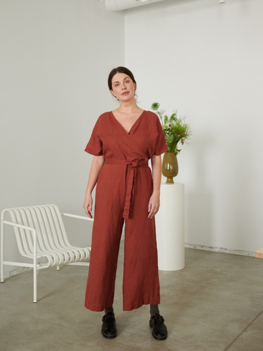Linenfox Aimee Linen Jumpsuit (S/M)